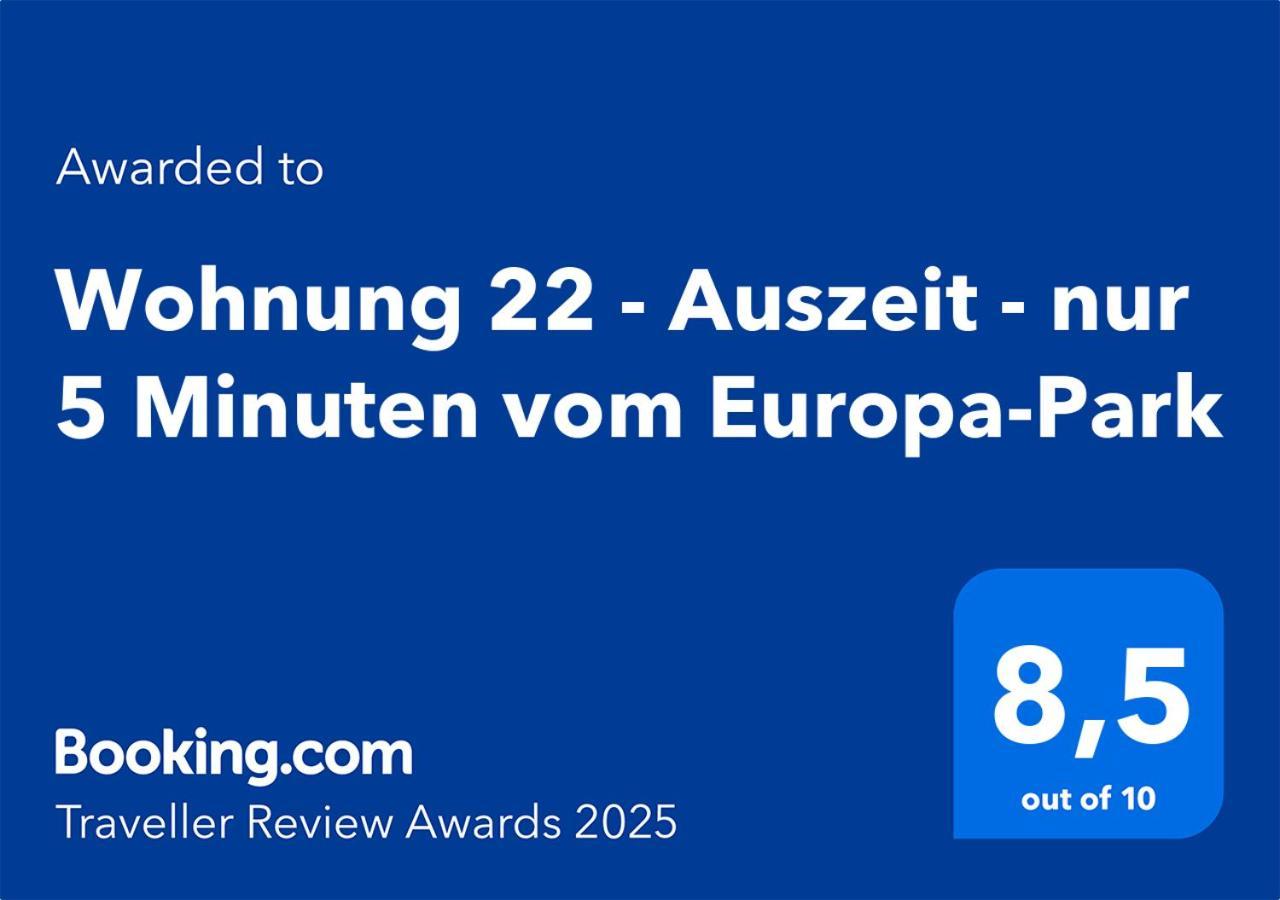 Wohnung 22 - Auszeit - Nur 5 Minuten Vom Europa-Park Kappel-Grafenhausen Exterior foto